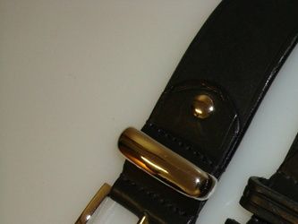 Riemen in tuigleder 4mm dik, handgemaakt.